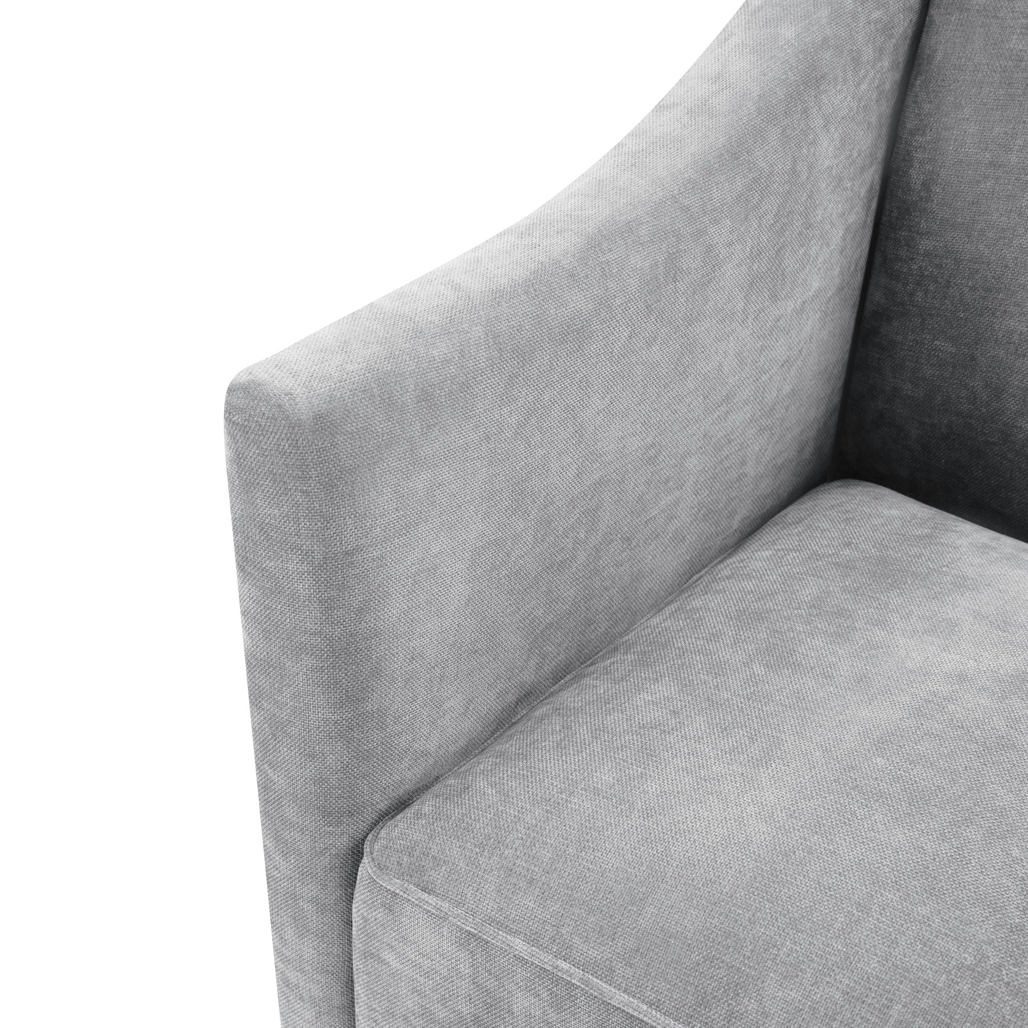 Barrel Accent Chair With Enclosed Arms by HouseOfZazla