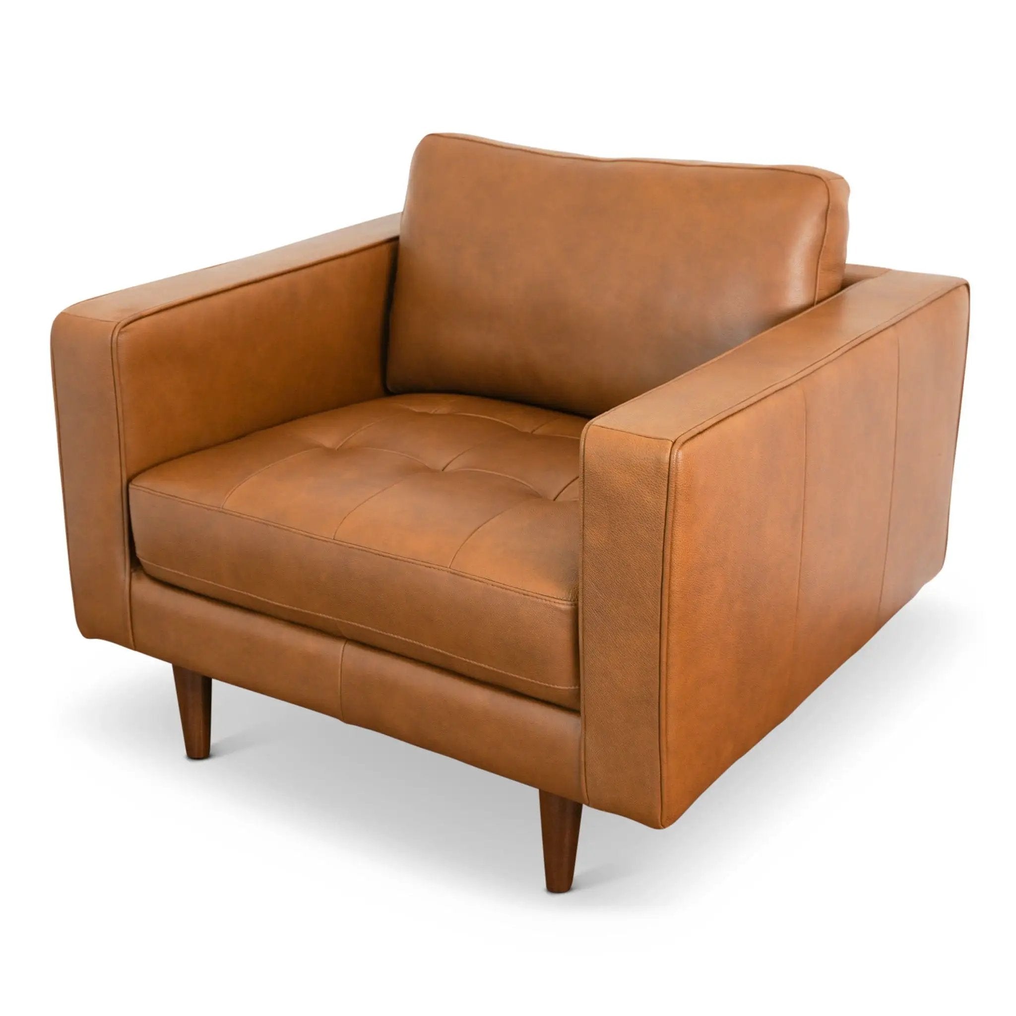 Catherine - Lounge Chair - Brown / Tan by HouseOfZazla