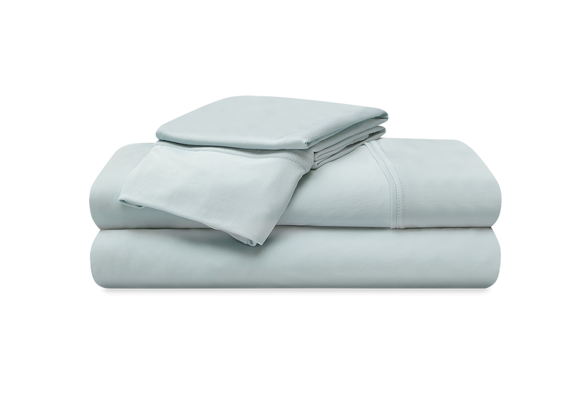 BedGear Vertex Sheet Set, Misty Blue, Split King / Split Cal King by HouseOfZazla