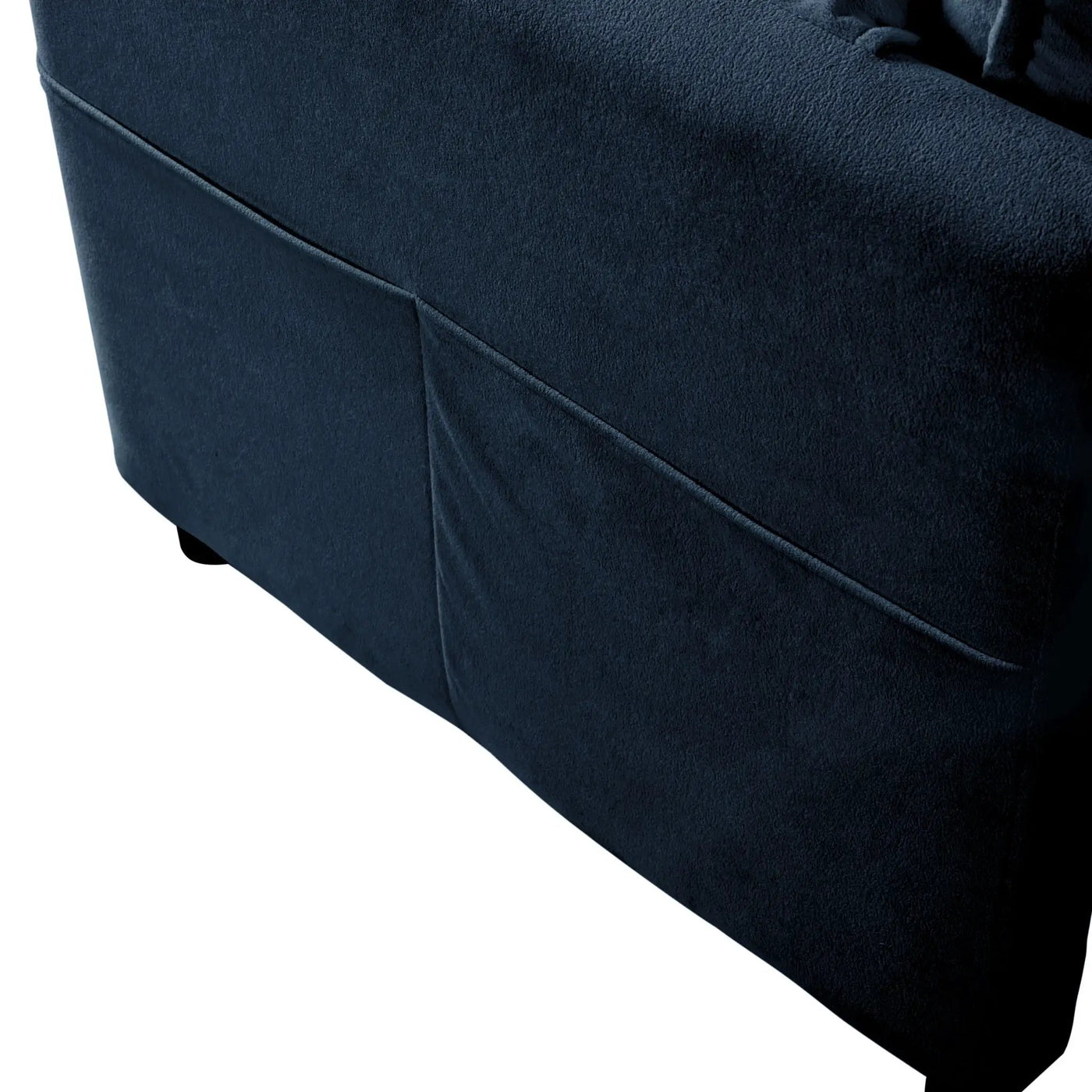 Oversized Chair With Movable Ottoman, Soft Upholstered Lounge Chair by HouseOfZazla