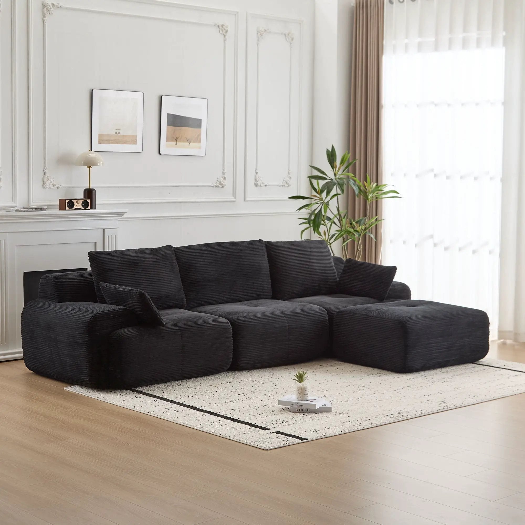 Compressed Sofa Large Sectional Couches for Living Room by HouseOfZazla