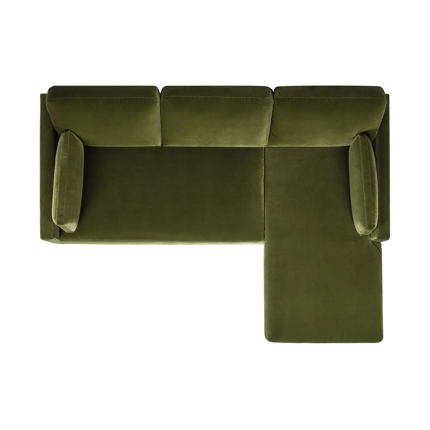 Knox - Modern Farmhouse Reversible Chaise Sectional Sofa by HouseOfZazla
