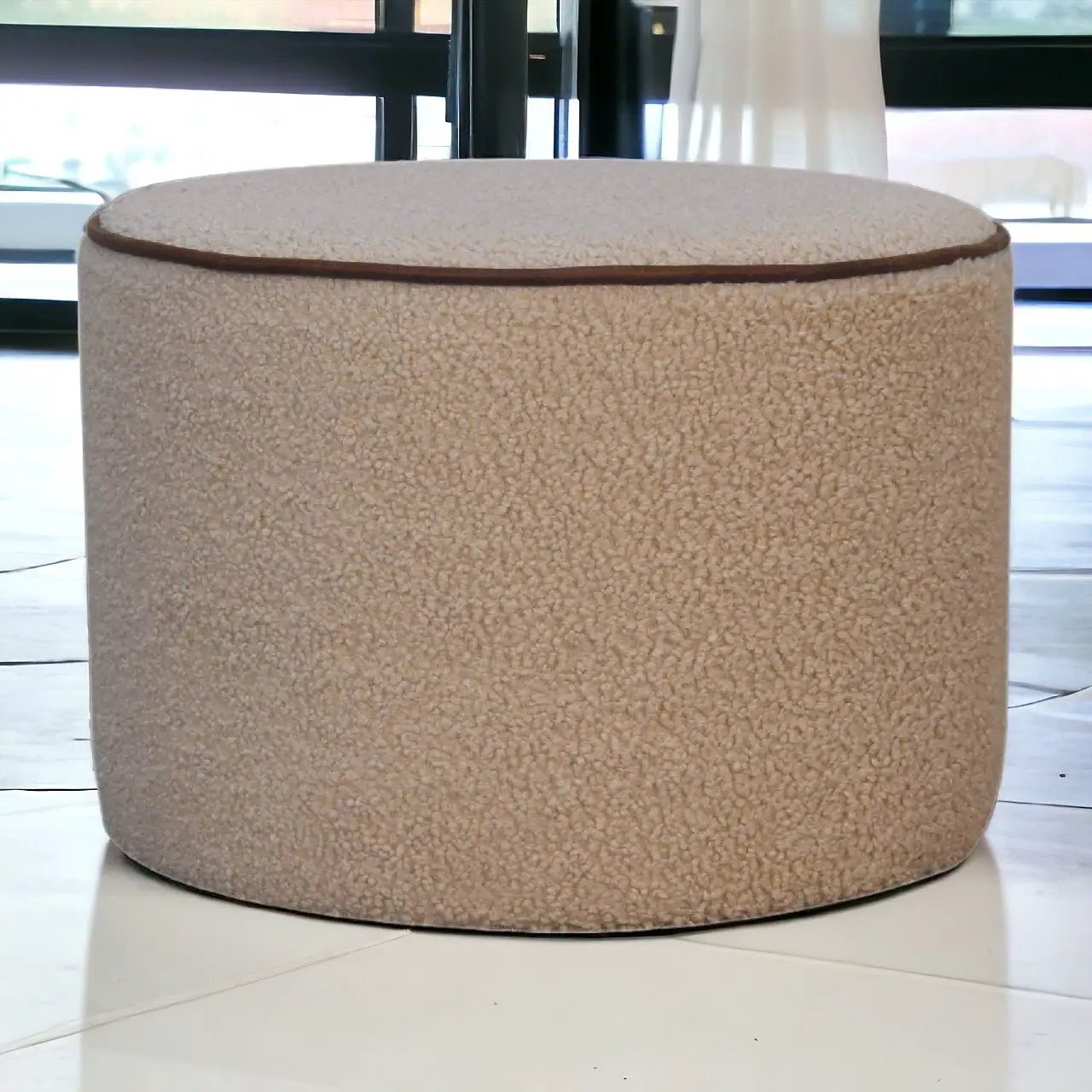 Serenity - Round Footstool by Unique Piece Furniture
