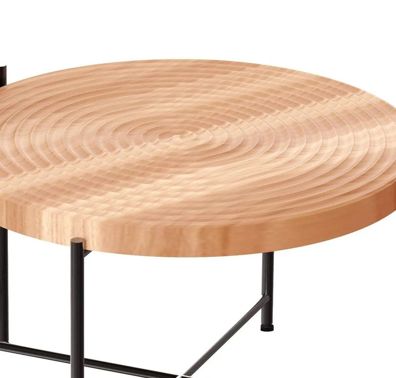 Coffee And End Table Set Waterproof Cover (Set of 2) - Natural Wood / Brown by Unique Piece Furniture