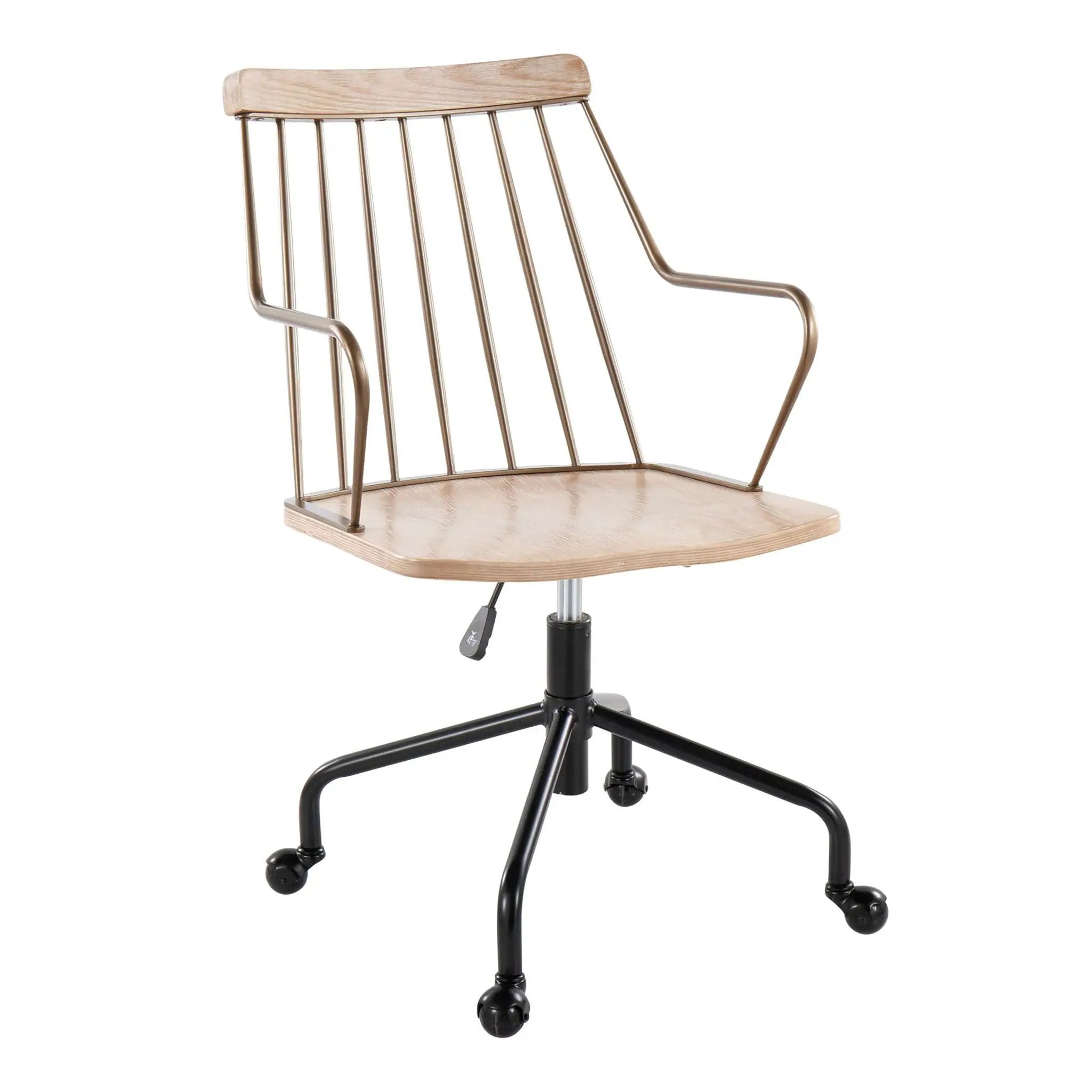 Preston - Farmhouse Adjustable Office Chair by HouseOfZazla