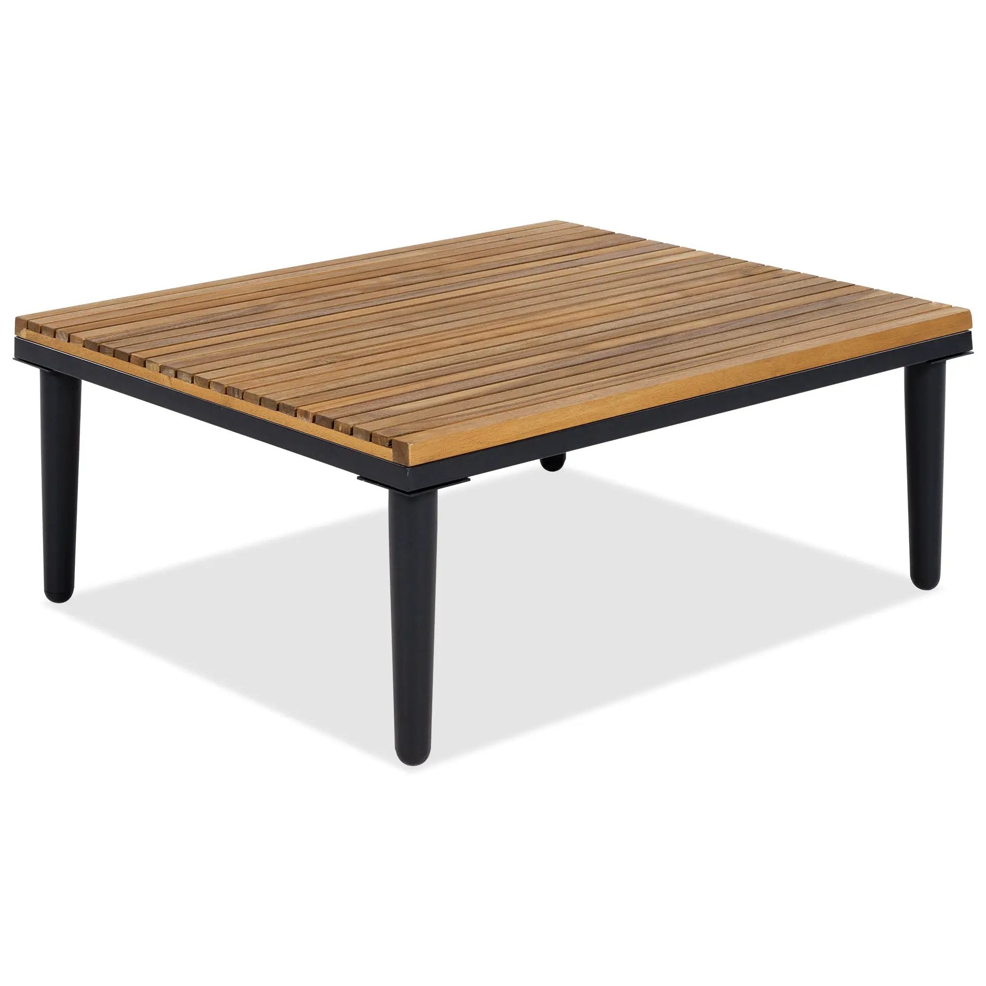 Luxury L-Shaped Acacia Wood Patio Furniture Set with Cushions by HouseOfZazla