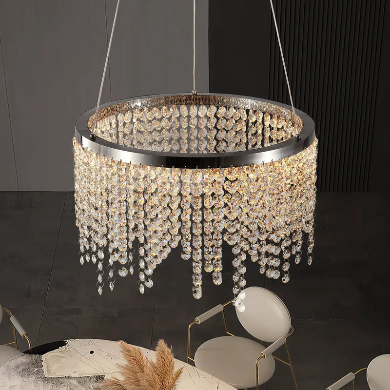 16-Inch Luxury Crystal LED Chandelier by HouseOfZazla