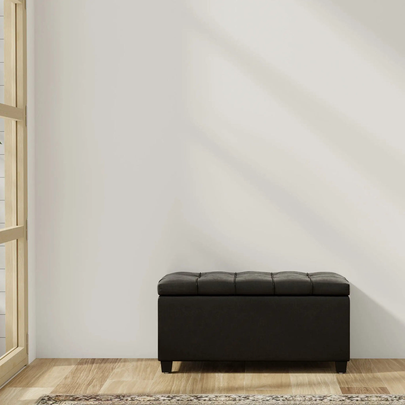 Sienna - Transitional Storage Ottoman Bench by HouseOfZazla