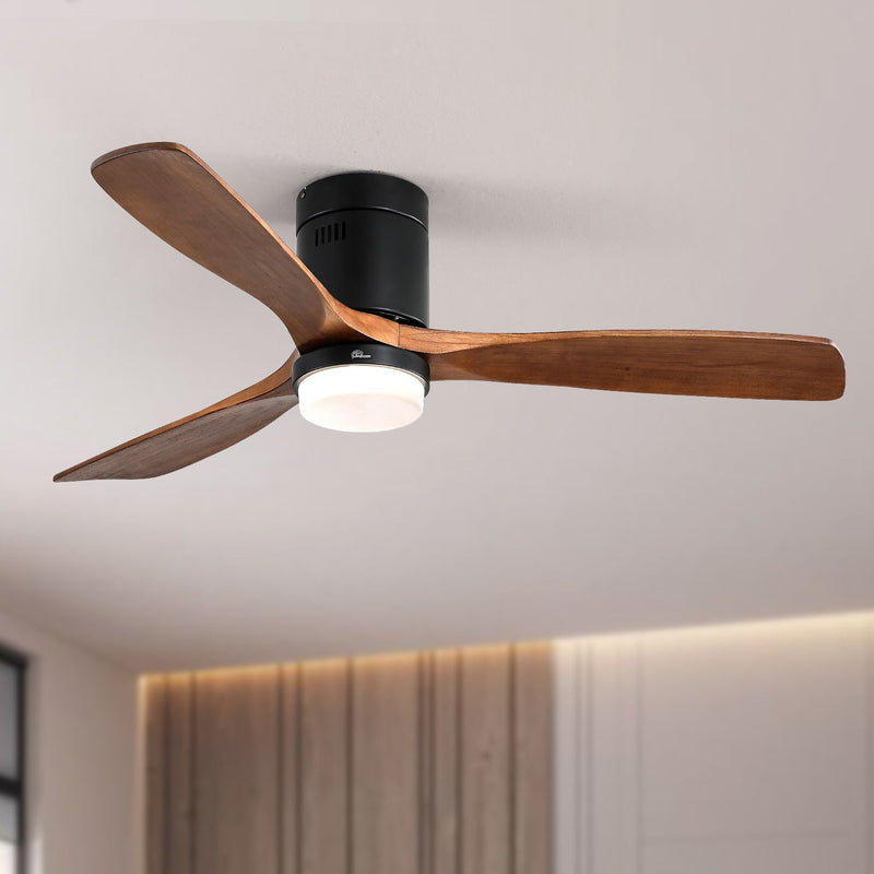Indoor Ceiling Fan With Lights, Reversible DC Motor, Remote Control - Black, photo 4 of 4