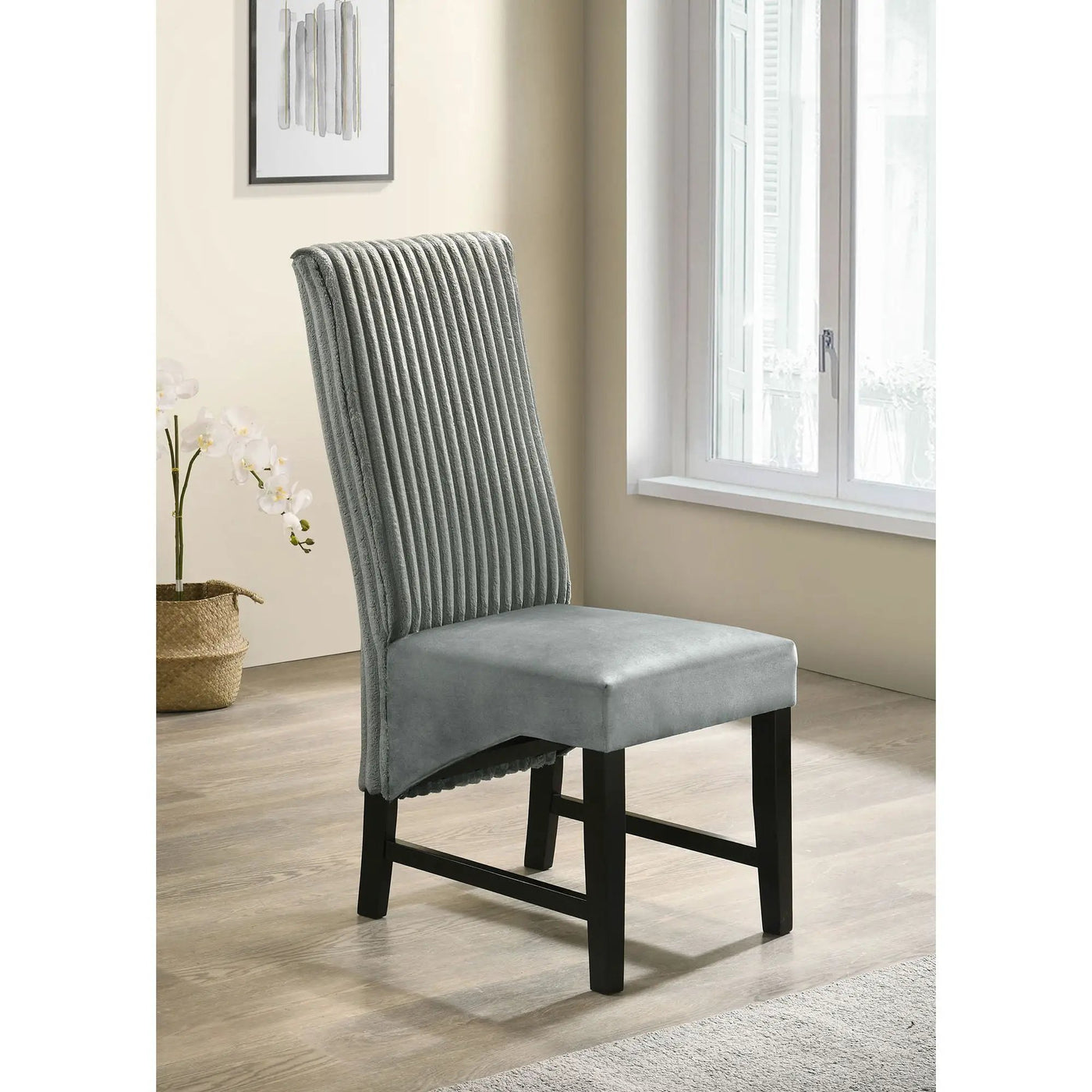 Dempsey - Upholstered Dining Side Chair (Set of 2) by HouseOfZazla