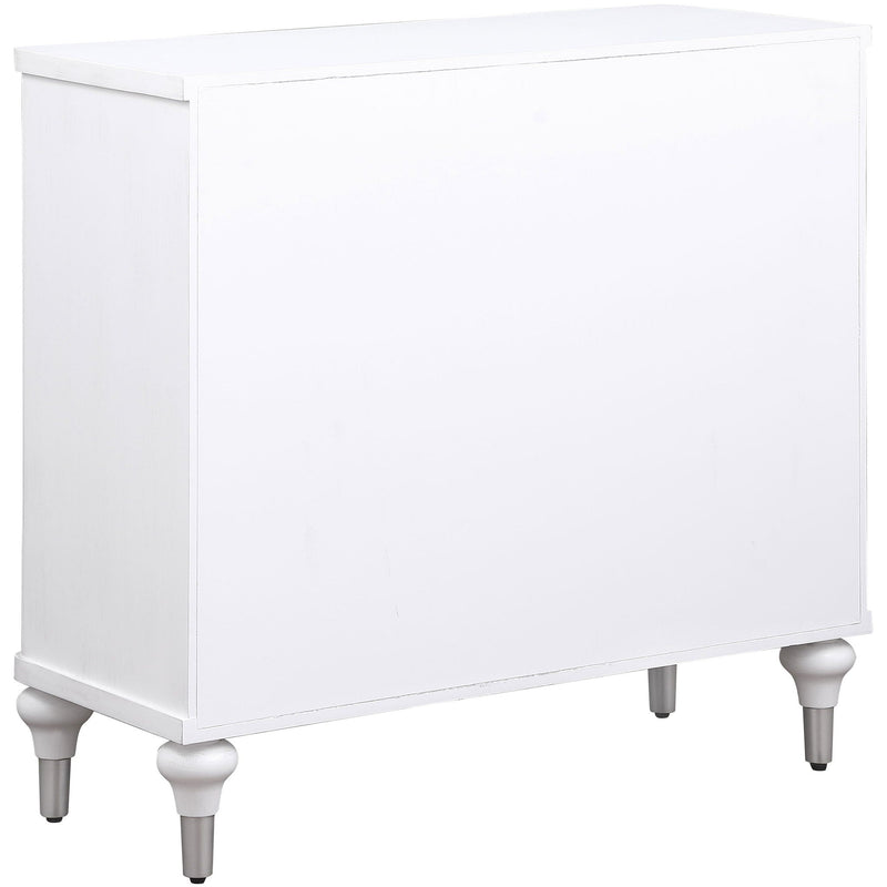 Angus - 2 Door Mandala Accent Cabinet - White by HouseOfZazla