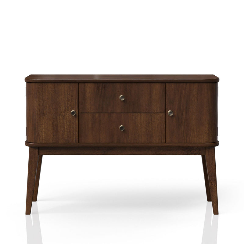 Cherry Server with 2 Drawers and 2 Cabinets - Solid Wood & MDF