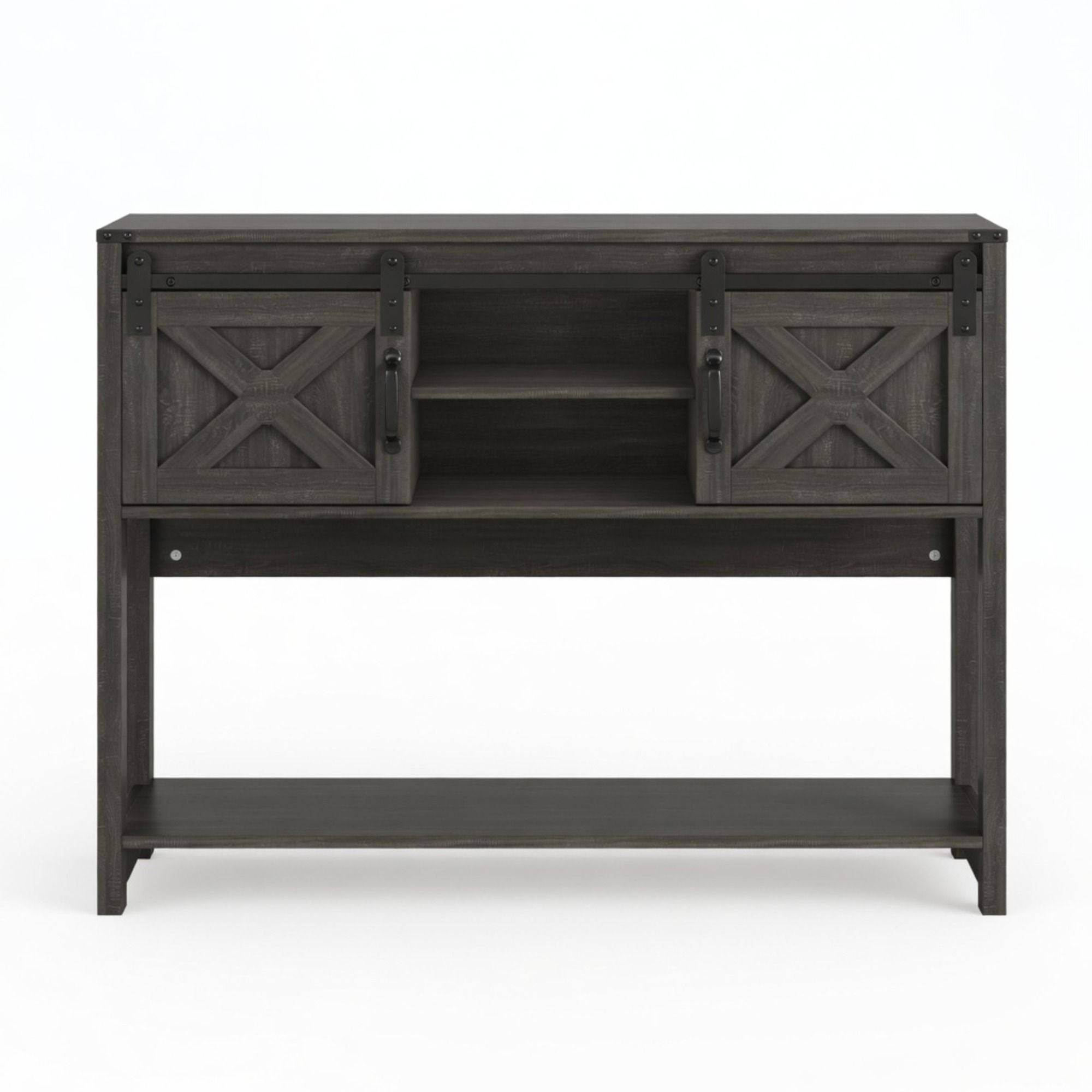 Farmhouse Entryway Table With Sliding Barn Door by HouseOfZazla