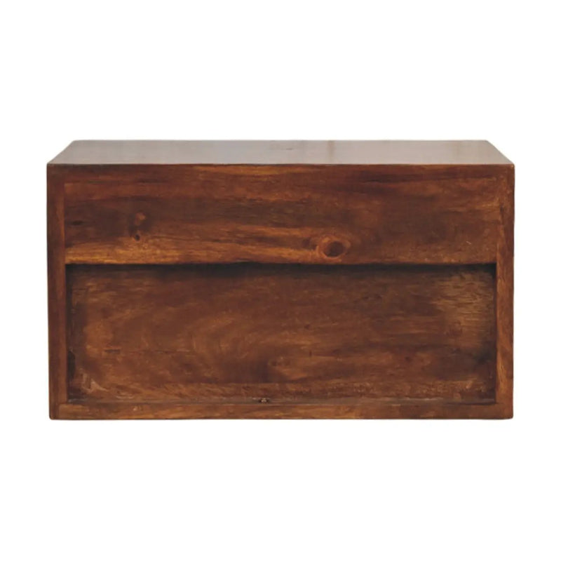Solid Wood Cadiz Textured Bedside Table by HouseOfZazla