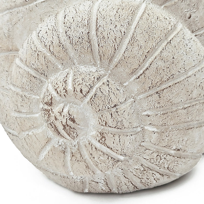 Decorative Cement Planter with Abstract Design - Natural Finish, photo 7 of 10