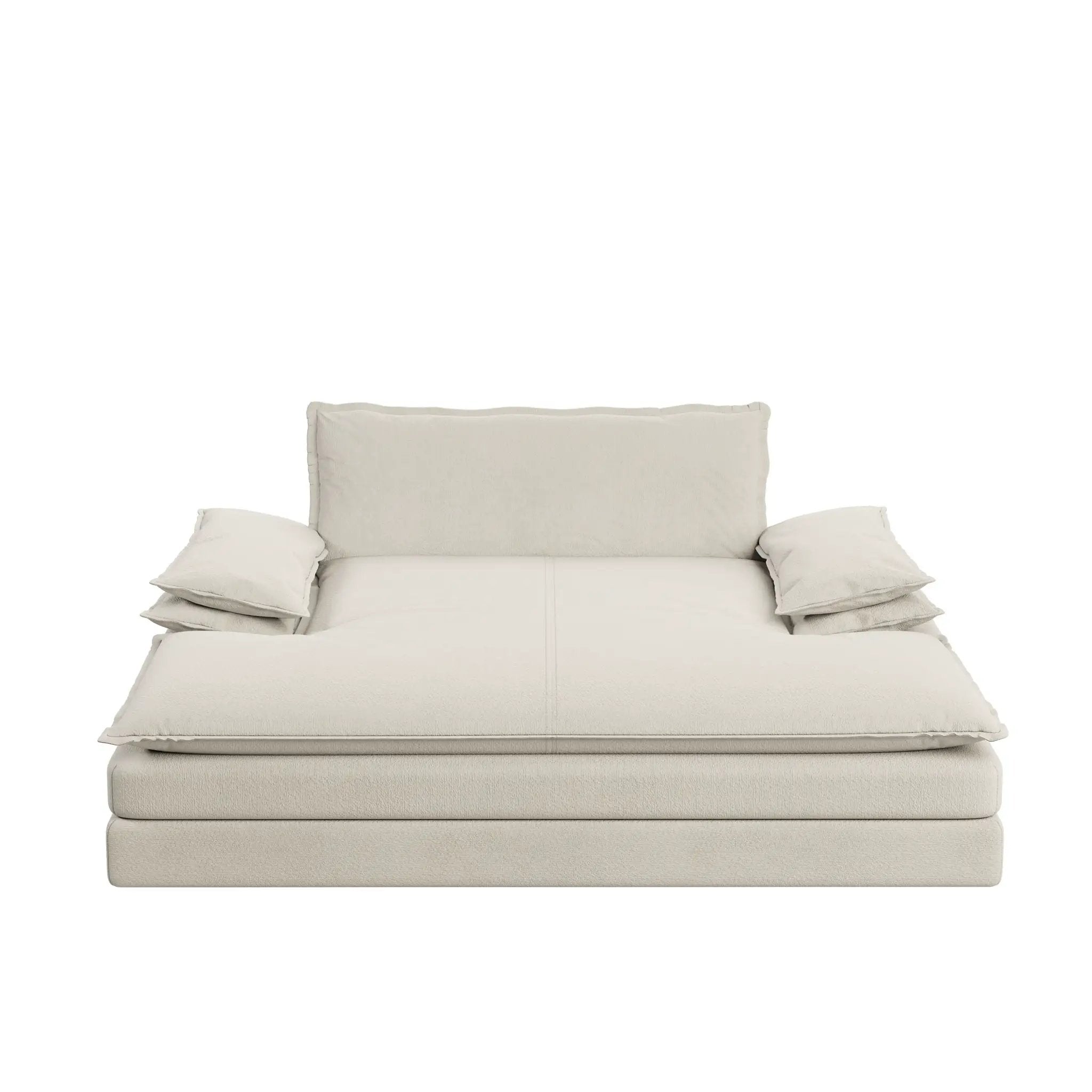 Modern Oversized Double Chaise Lounge Chair