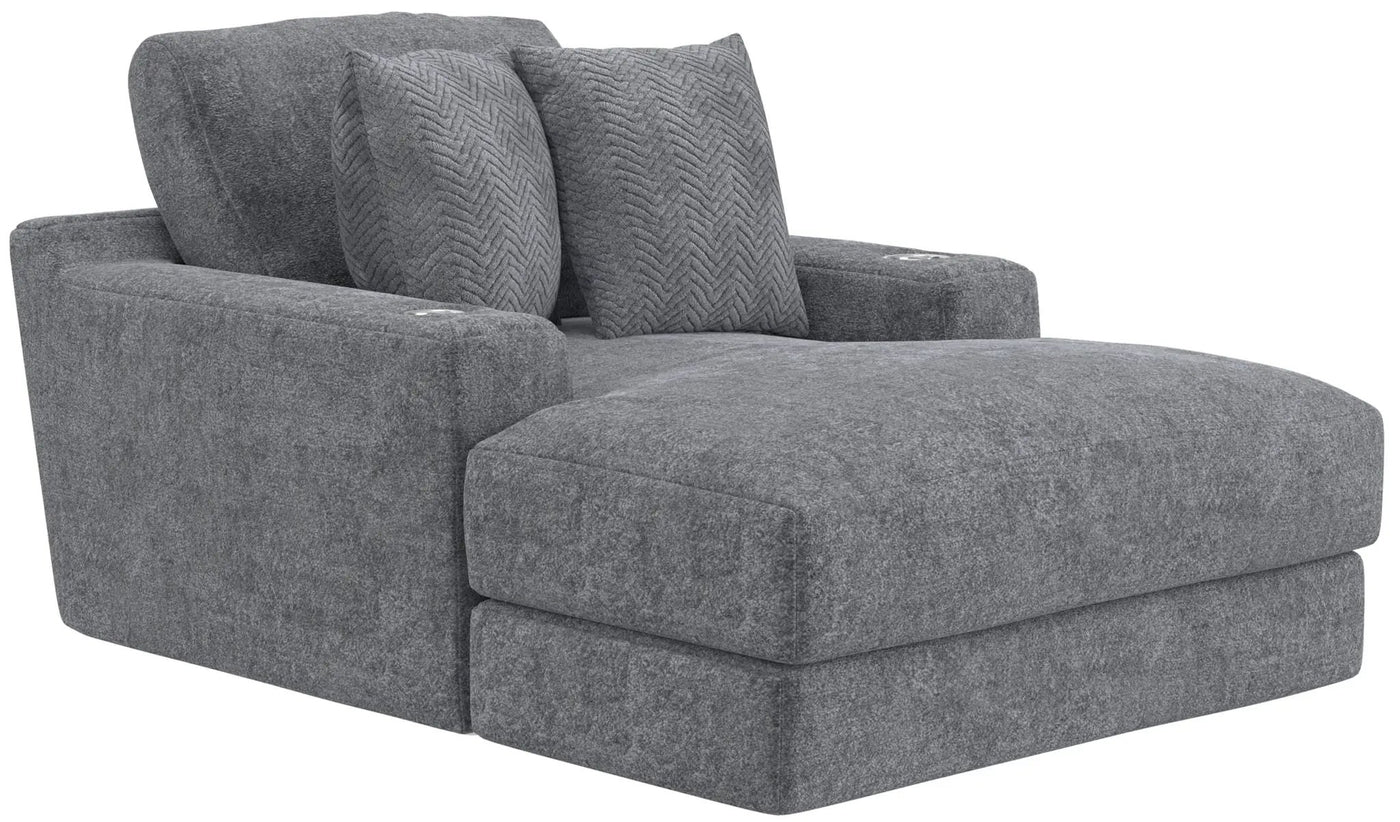 Cozy - Chaise With USB by Unique Piece Furniture