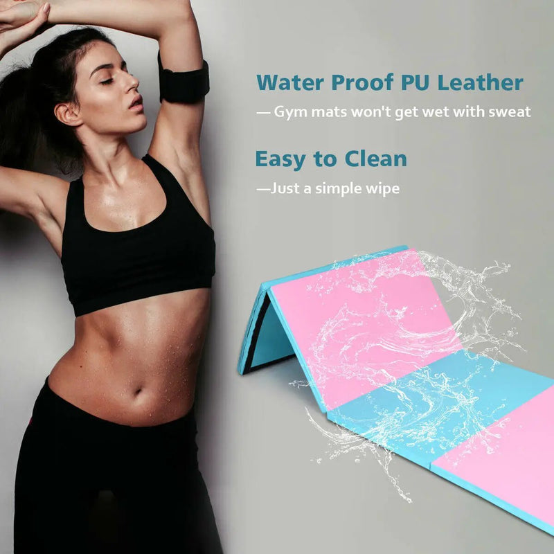 4 Feet x 10 Feet x 2 Inch Folding Gymnastics Tumbling Gym Mat by DirectDeals