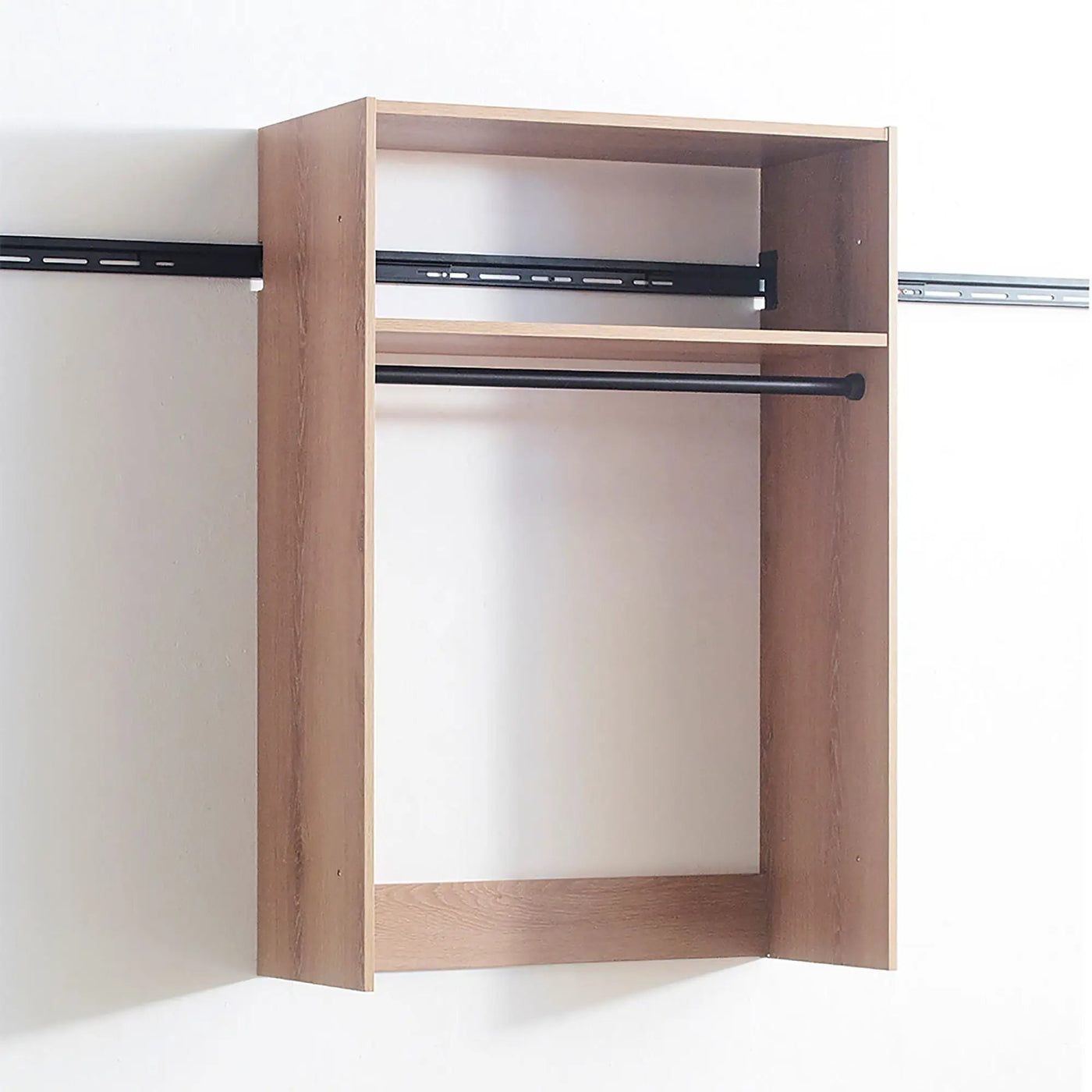 Devi - Wall Mounted Wood Closet System & Modular Design by HouseOfZazla