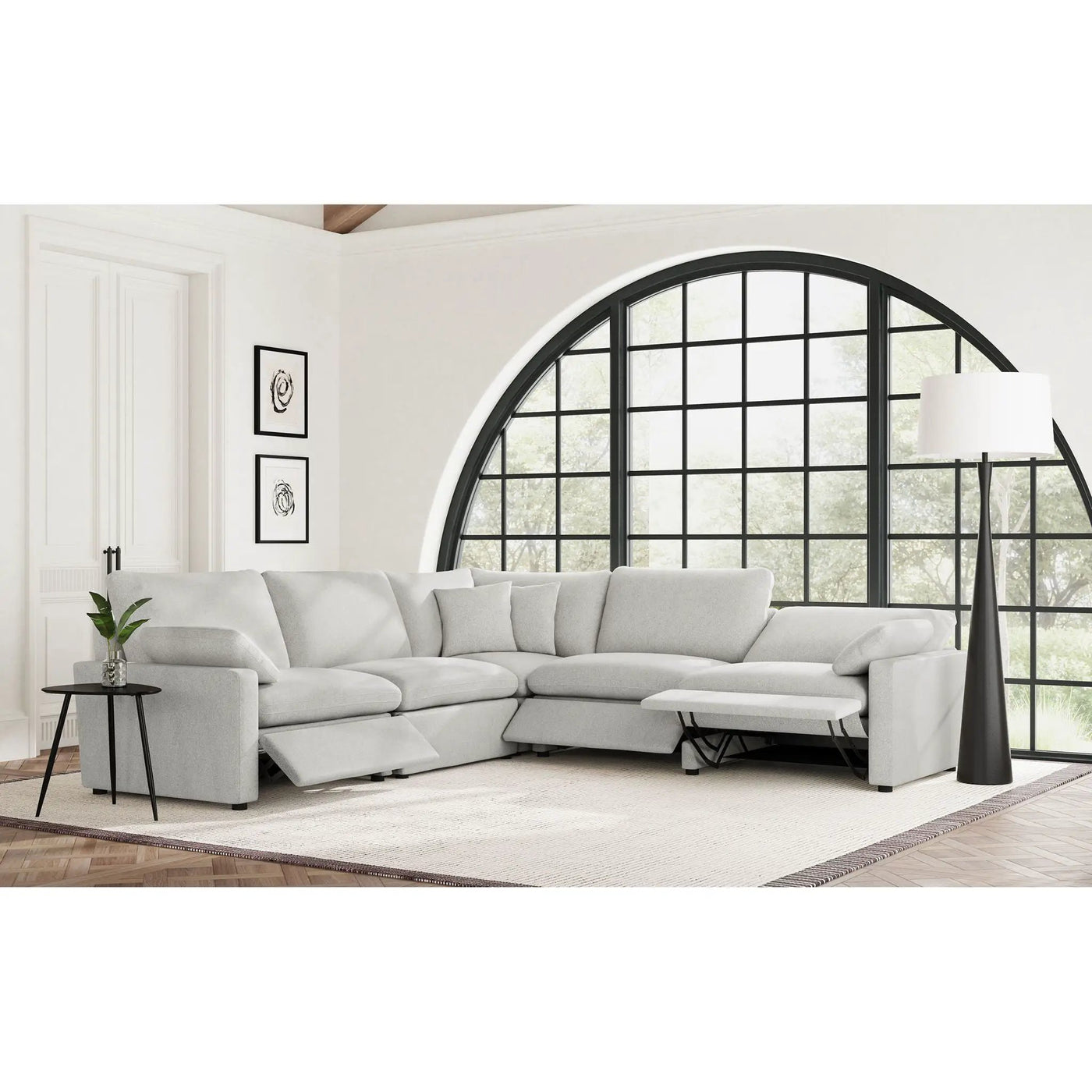 Hollander - Power Reclining Sectional by HouseOfZazla