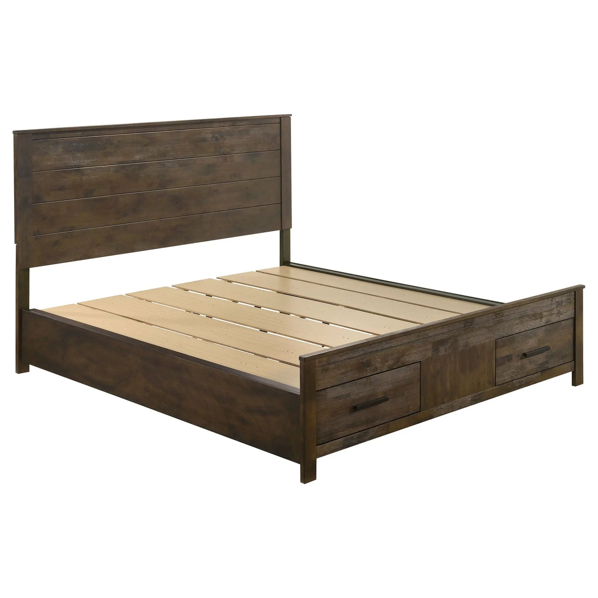 Woodmont 4-piece California King Bedroom Set Golden Brown by Unique Piece Furniture