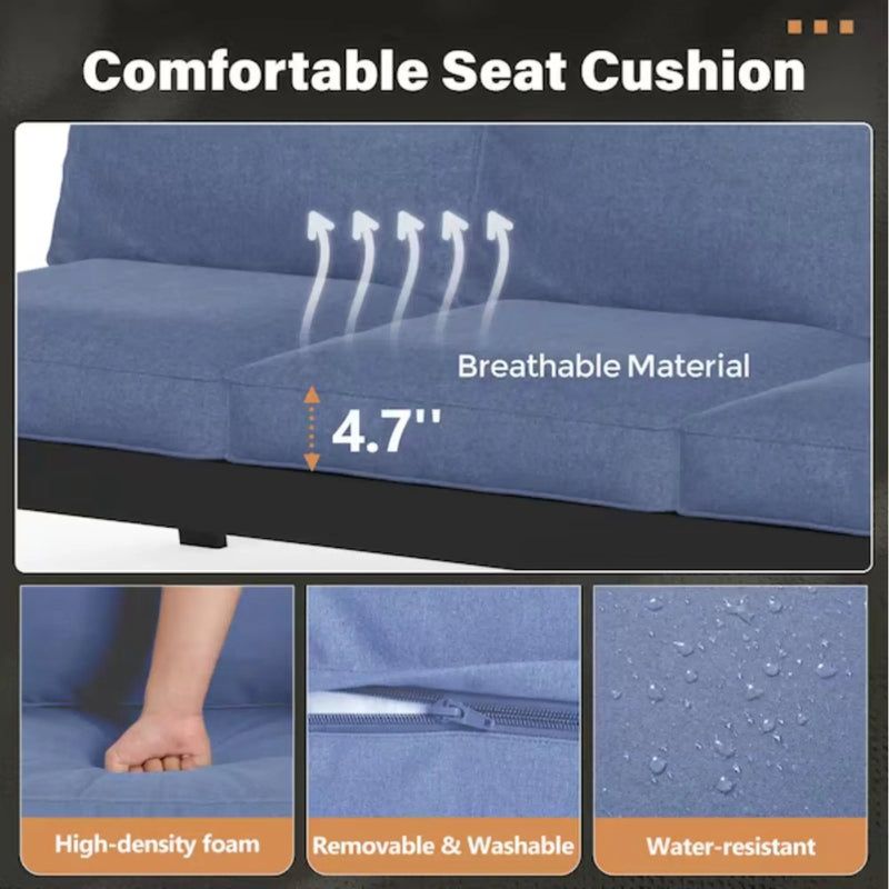 All-Weather Ergonomic Patio Armchairs With Thick Cushions (Set of 2) by HouseOfZazla