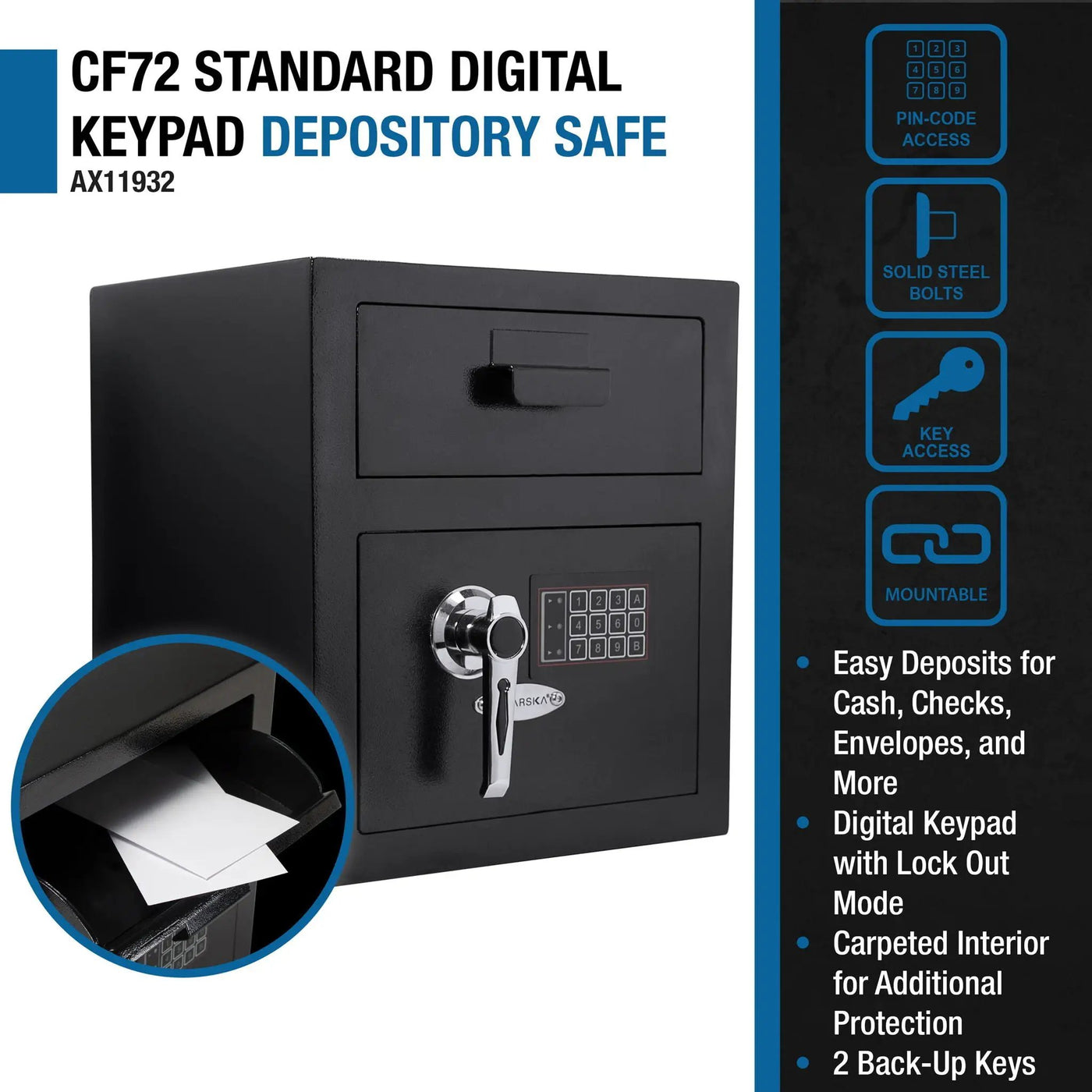 Durable Keypad Depository Safe by HouseOfZazla