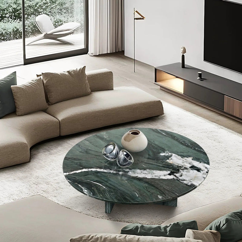 Luxury Coffee Table With Unique Veining, Unique Stone Design by HouseOfZazla
