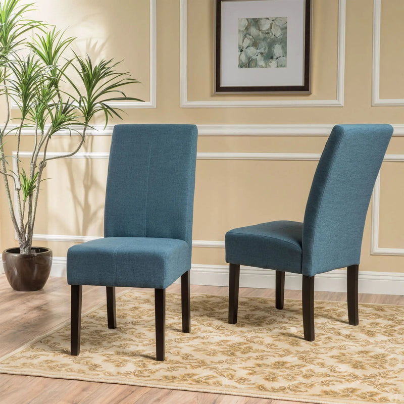 Pertica Dining Upholstered Armless Chairs (Set of 2) by HouseOfZazla