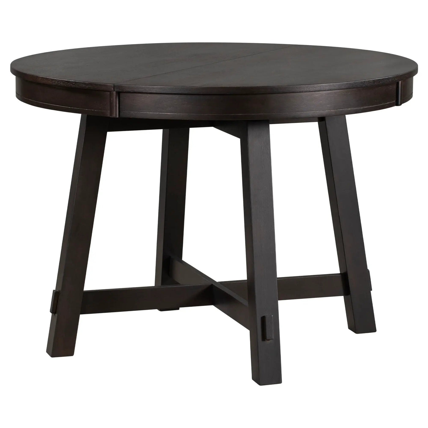 Gia - Round Extendable Dining Table With 16" Leaf Wood by Unique Piece Furniture