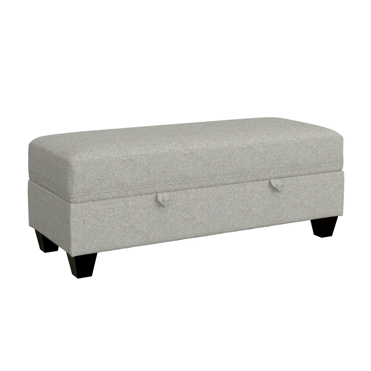 Drason Storage Ottoman with Concealed Storage - Gray or Light Brown