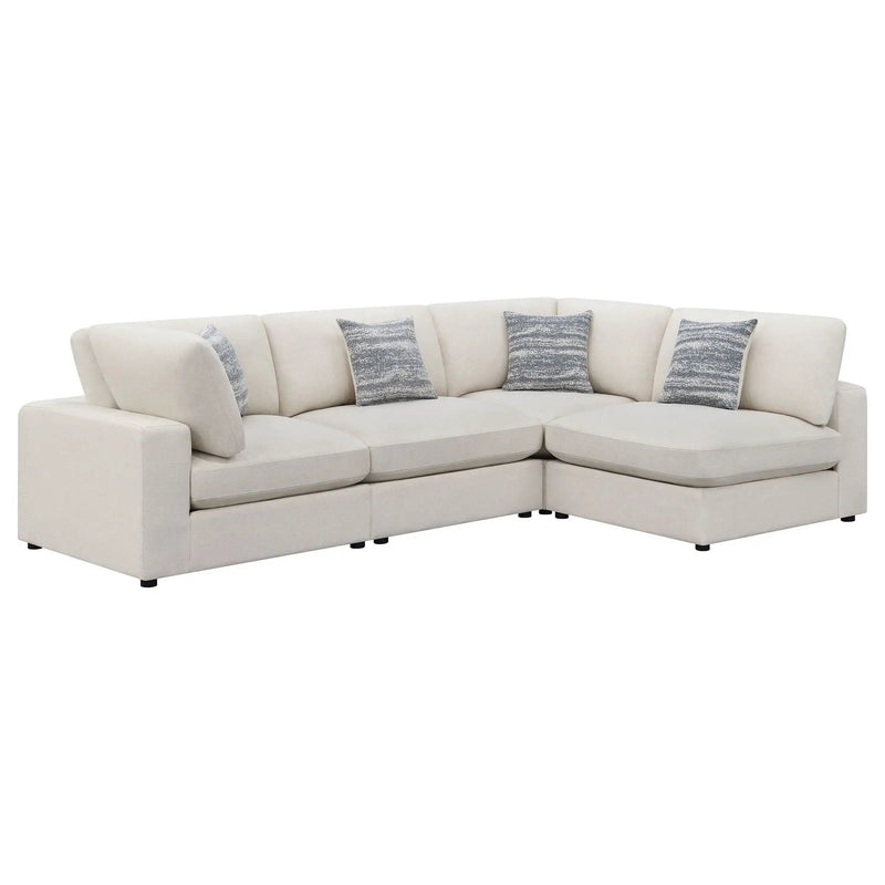 Rhette - Upholstered Sectional With Reversible Cushions by HouseOfZazla