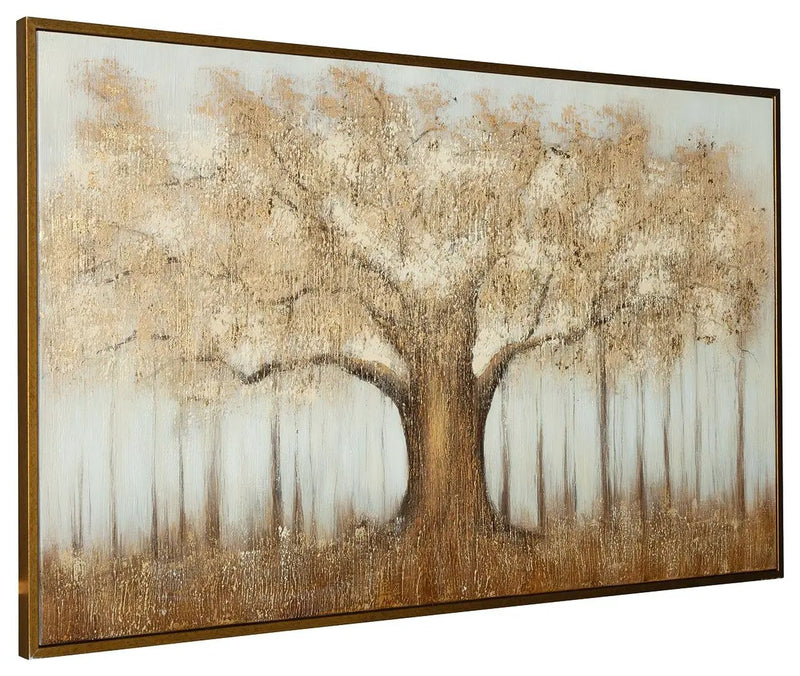 Dalewick - Wall Art - Brown / Gray / Gold Finish by Unique Piece Furniture