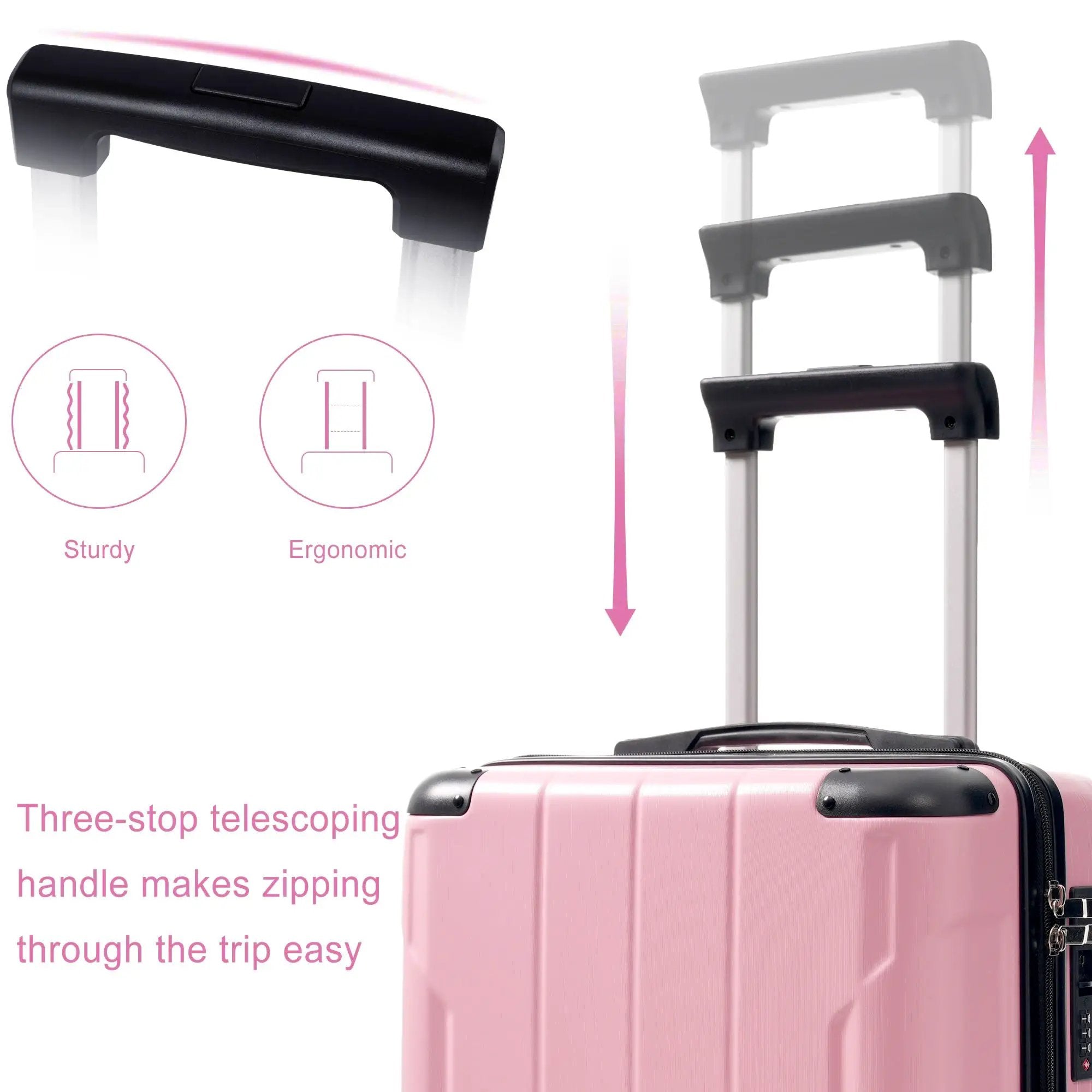 20-Inch Hardshell Carry-On Luggage by HouseOfZazla