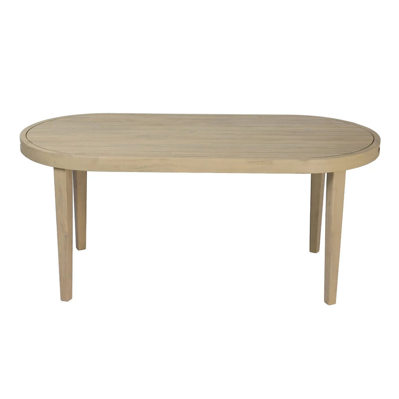 7-Piece Outdoor Acacia Wood Dining Set by HouseOfZazla