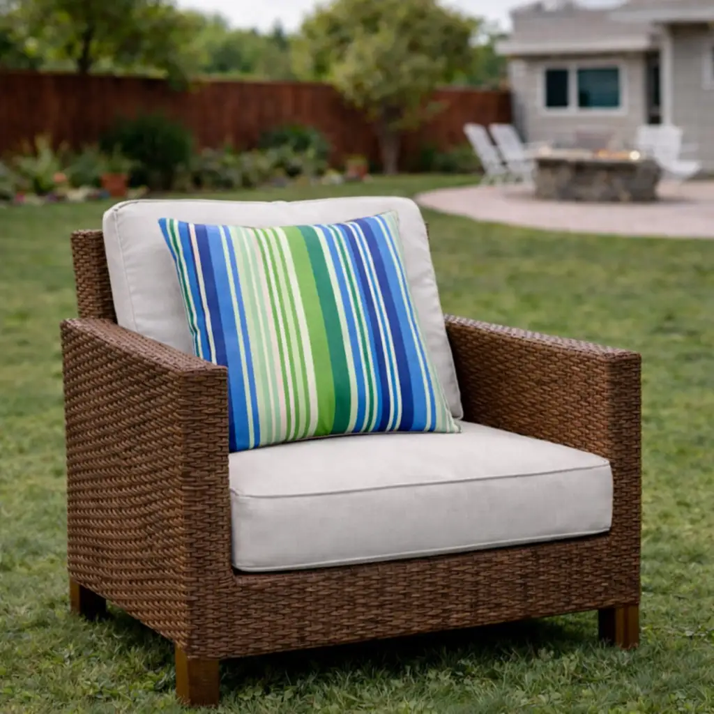 2 Pack Outdoor Throw Pillows, Waterproof & Fade-Resistant by HouseOfZazla