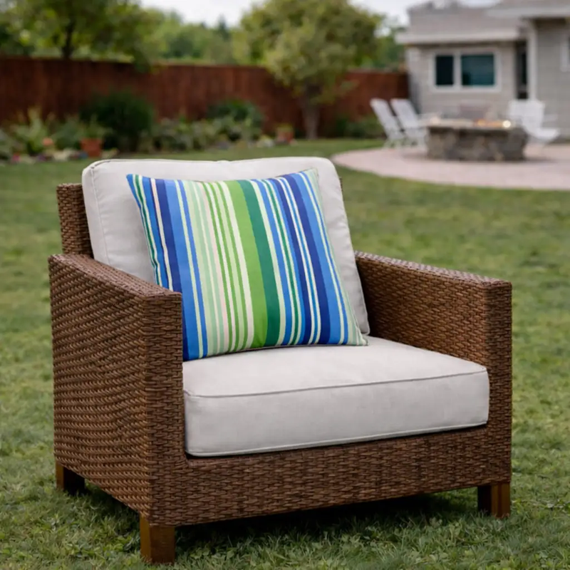 2 Pack Outdoor Throw Pillows, Waterproof & Fade-Resistant by HouseOfZazla