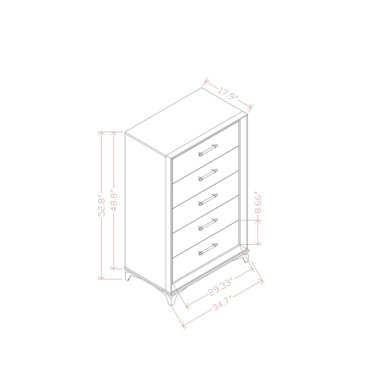 Star - Chest - White, photo 6 of 6