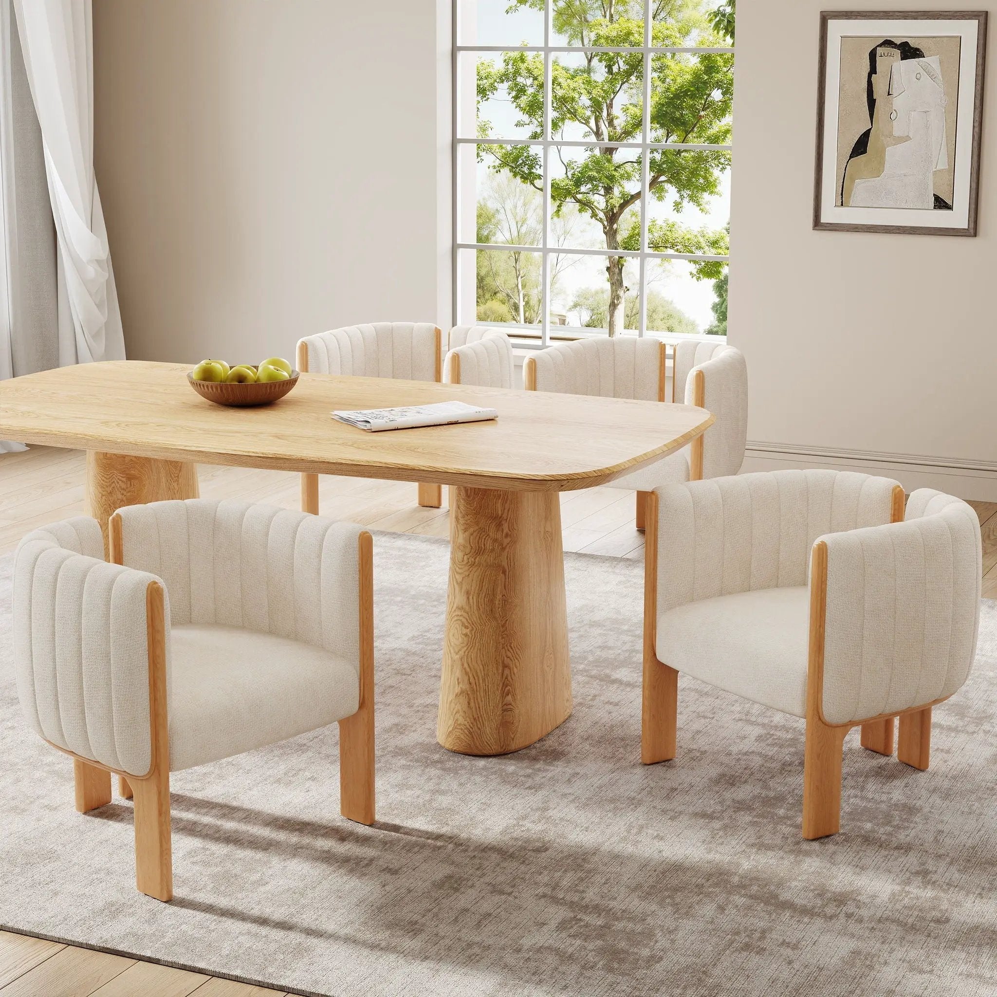 Comfort Stylish Seating Dining Chair Set by HouseOfZazla