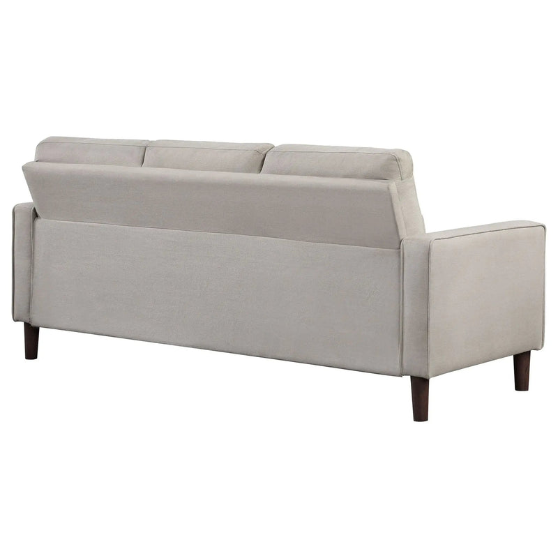 Bowen Upholstered Track Arm Tufted Sofa Beige by Unique Piece Furniture