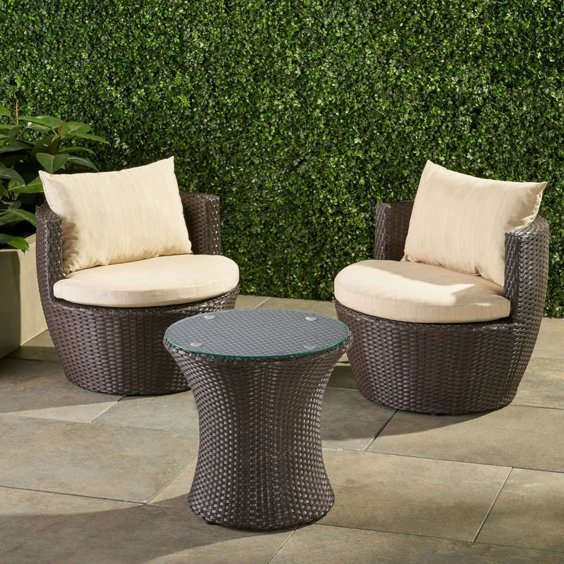 Kono Chat Set Outdoor Furniture by HouseOfZazla