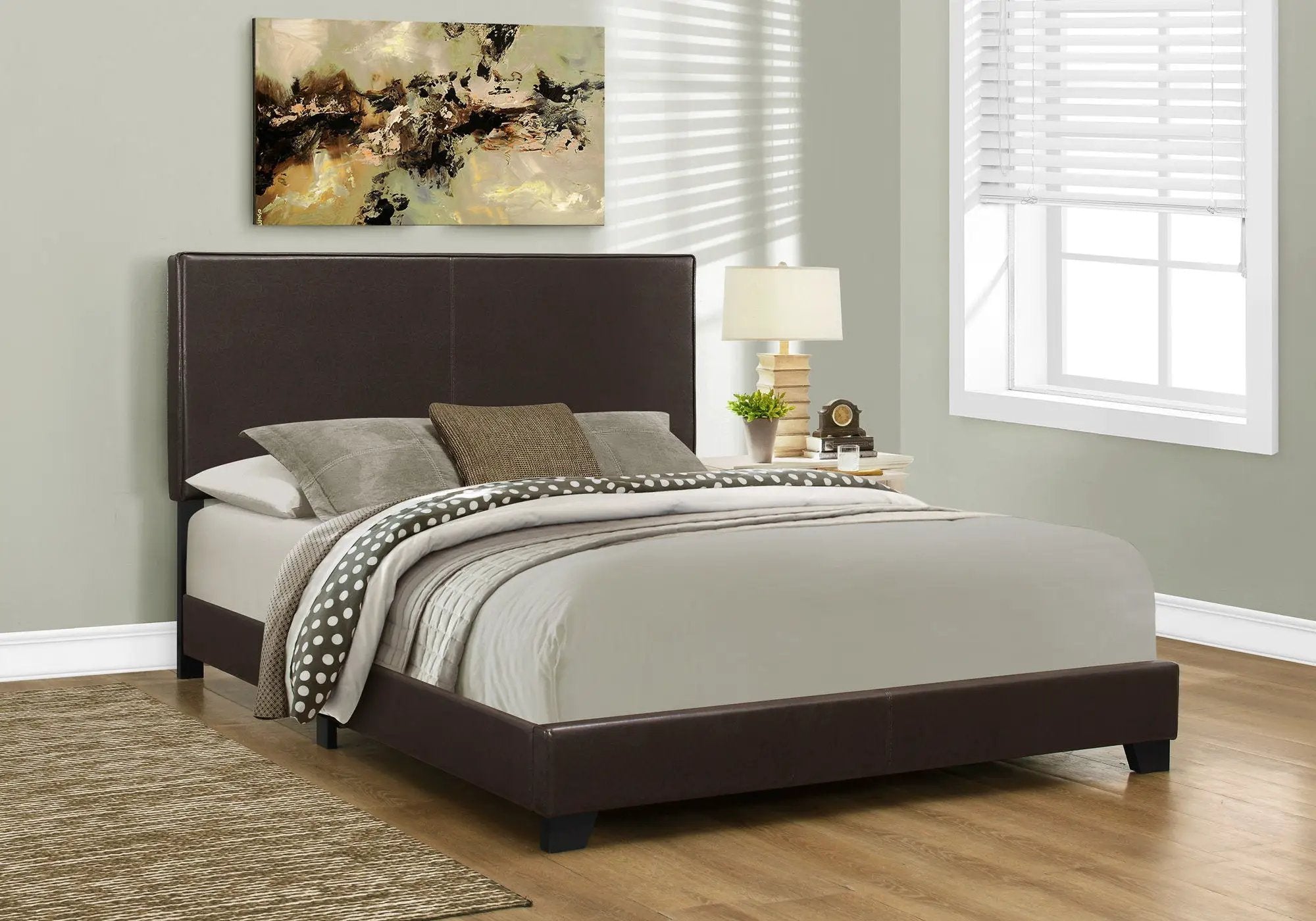 Bed, Upholstered, Transitional by Unique Piece Furniture