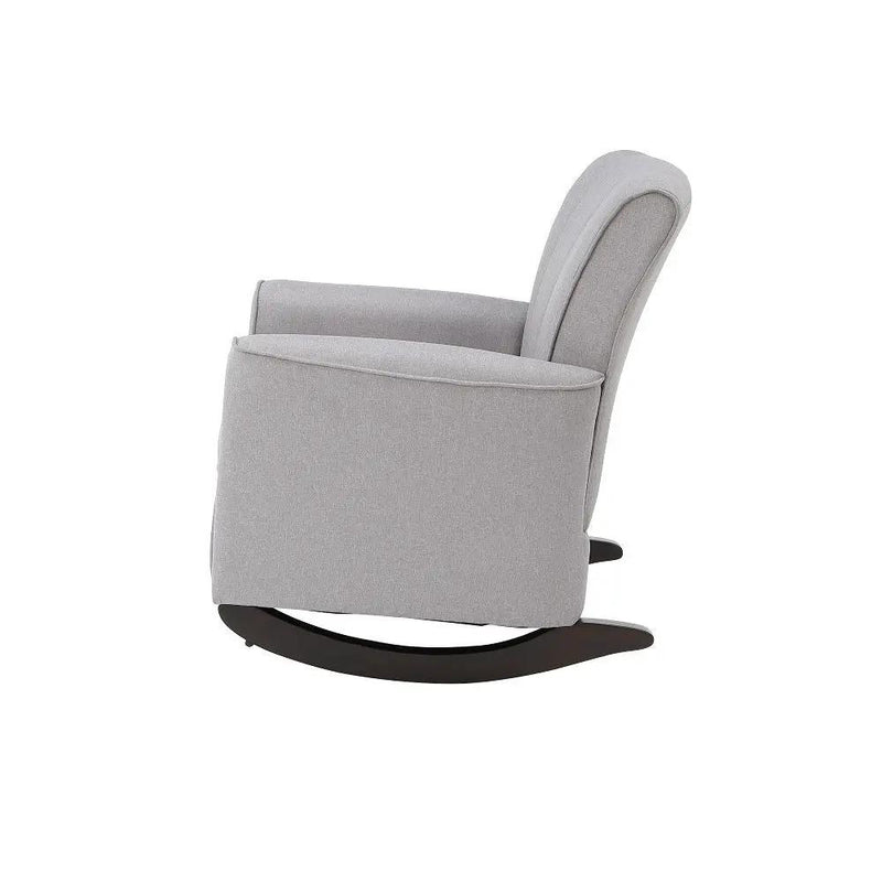Denzell - Rocking Chair - Light Gray Linen by Unique Piece Furniture