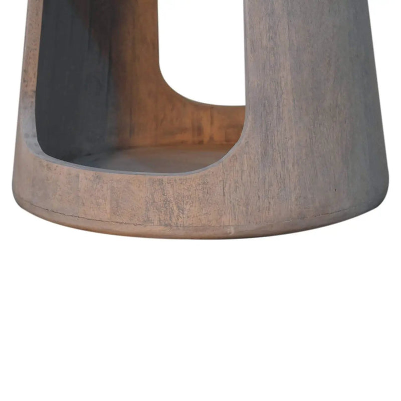Open Side Table - Gray Ash by HouseOfZazla