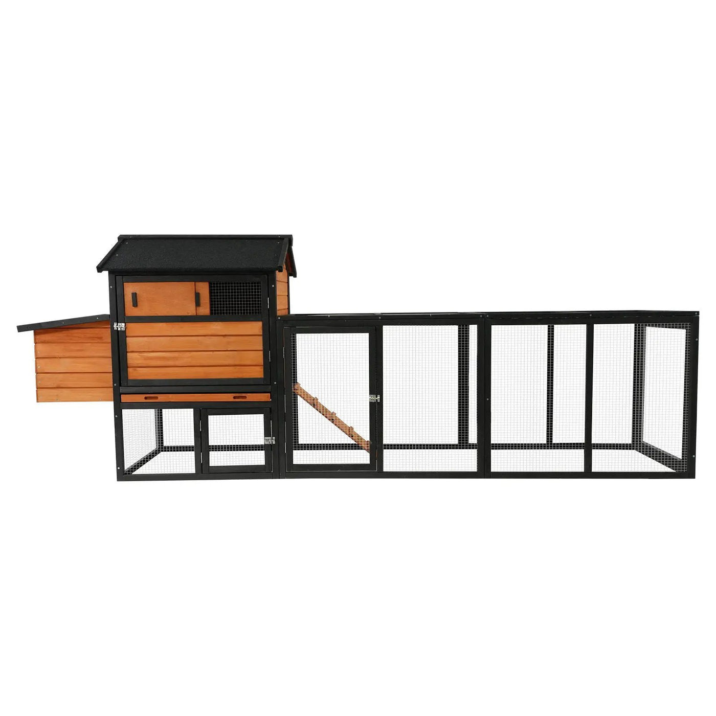 Chicken Coop With Run And Nesting Box by HouseOfZazla