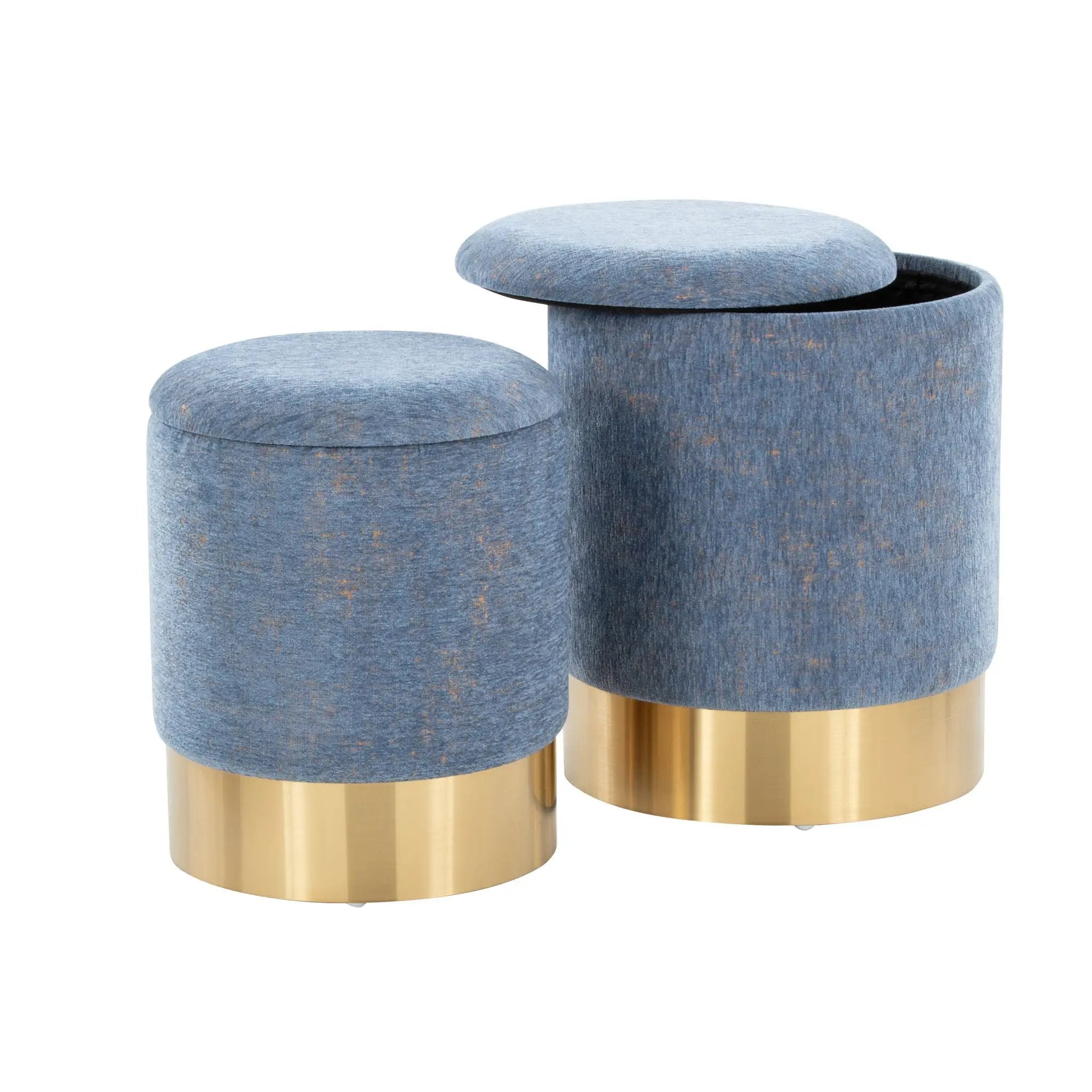 Marla - Contemporary Nesting Ottoman Set by Unique Piece Furniture