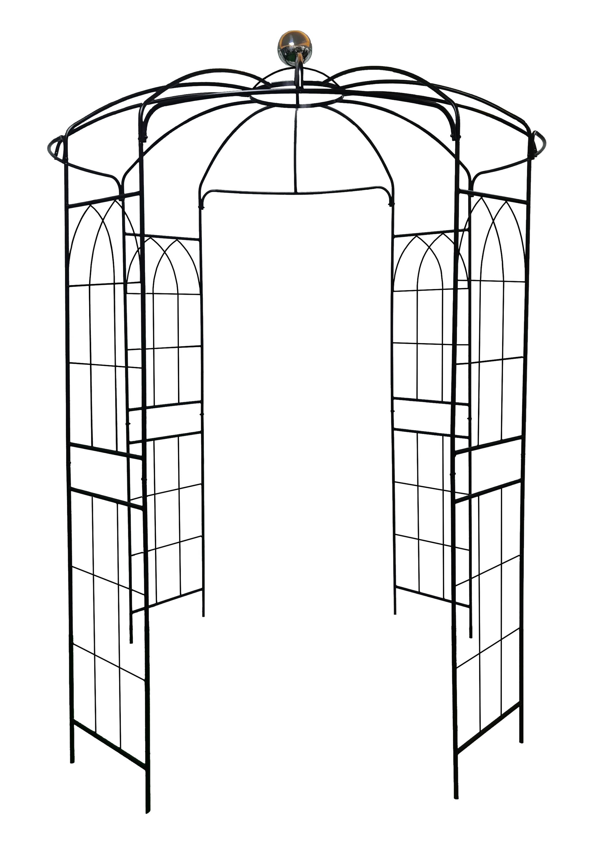 Metal Garden Arch Iron Pergola by HouseOfZazla