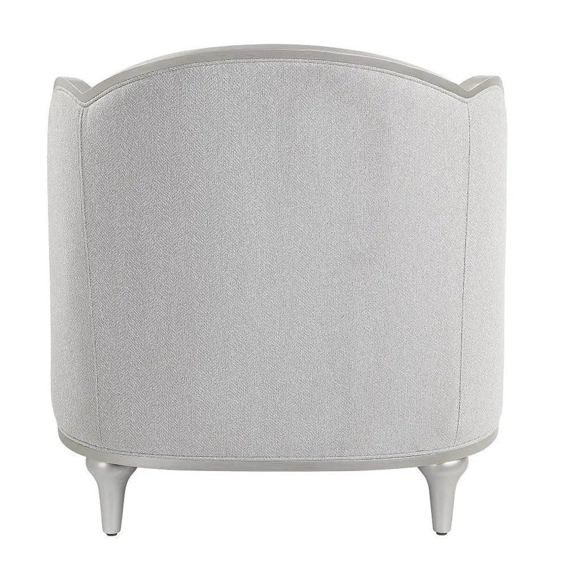 Kasa - Chair With Pillow - Beige Linen & Champagne by Unique Piece Furniture