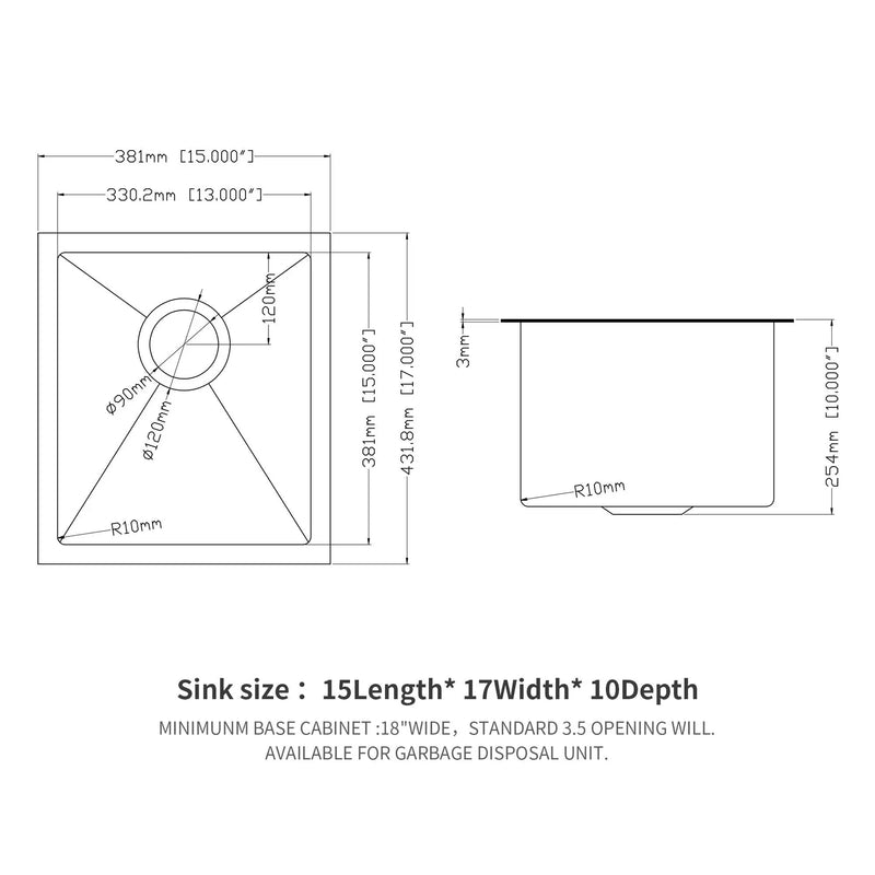Undermount Kitchen Sink With Deep Single Bowl by HouseOfZazla