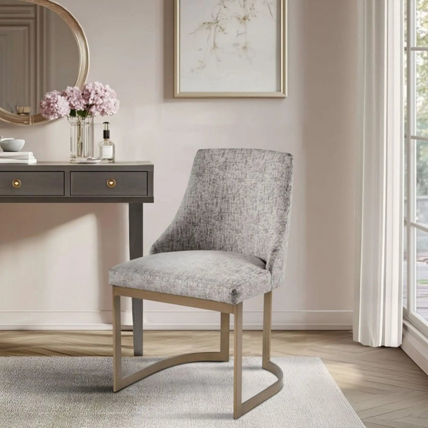 Contemporary Modern Accent Dining Chairs (Set of 2) by HouseOfZazla